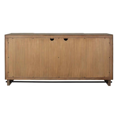 Kellem Woodtone Natural Wood 4 Door Cabinet - Ornate Home