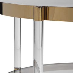 Kellen Gold Glass Coffee Table - Ornate Home