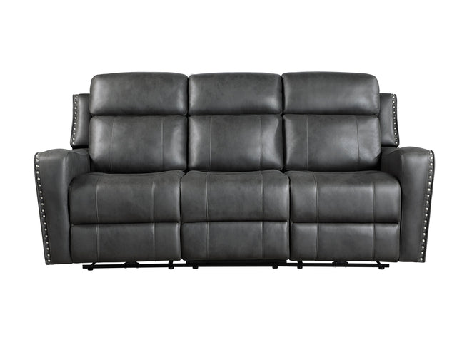 Kellen Smoky Gray Double Reclining Sofa - Ornate Home