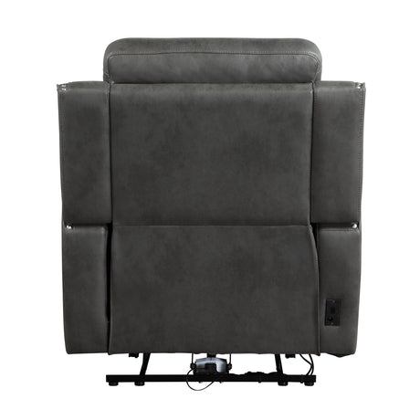 Kellen Smoky Gray Power Reclining Chair - Ornate Home
