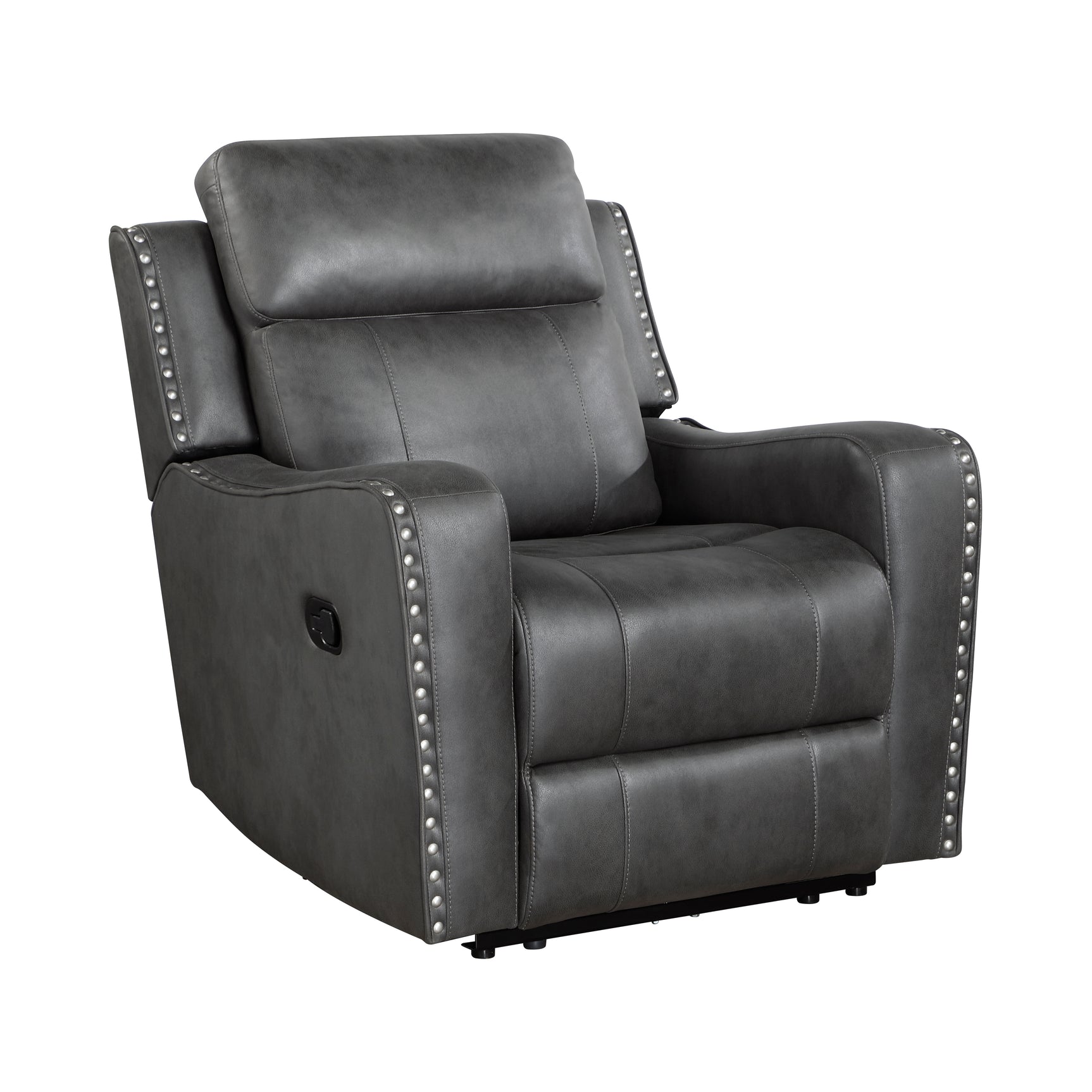 Kellen Smoky Gray Reclining Chair - Ornate Home