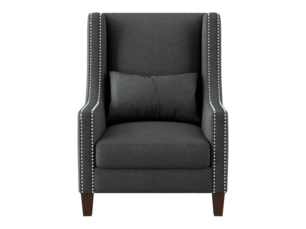 Keller Dark Gray Accent Chair - Ornate Home