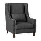 Keller Dark Gray Accent Chair - Ornate Home