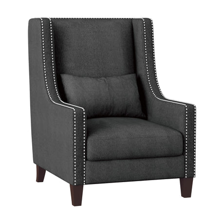 Keller Dark Gray Accent Chair - Ornate Home
