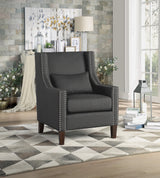 Keller Dark Gray Accent Chair - Ornate Home