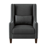 Keller Dark Gray Accent Chair - Ornate Home