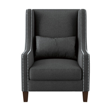 Keller Dark Gray Accent Chair - Ornate Home