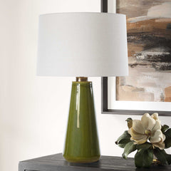 Kelley Moss Green Table Lamp - Ornate Home