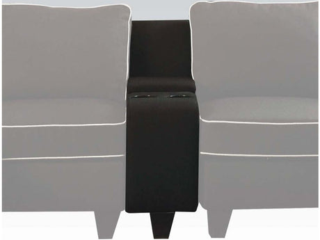 Kelliava Black Console W/Usb - Ornate Home