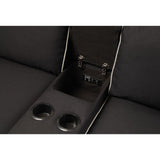 Kelliava Black Console W/Usb - Ornate Home