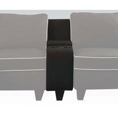 Kelliava Black Console W/Usb - Ornate Home