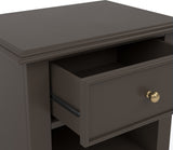 Kellie Bourbon 1-Drawer Nightstand - Ornate Home