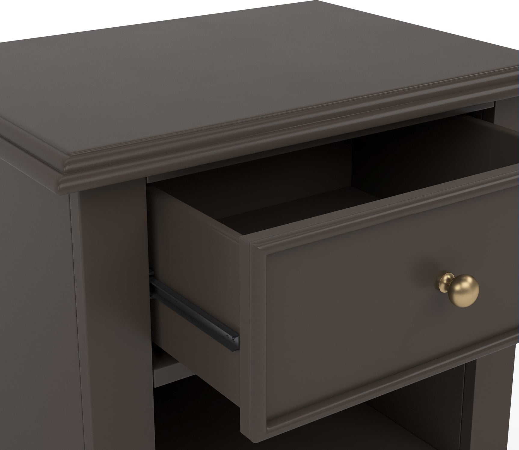 Kellie Bourbon 1-Drawer Nightstand - Ornate Home