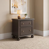 Kellie Bourbon 2-Drawer Nightstand