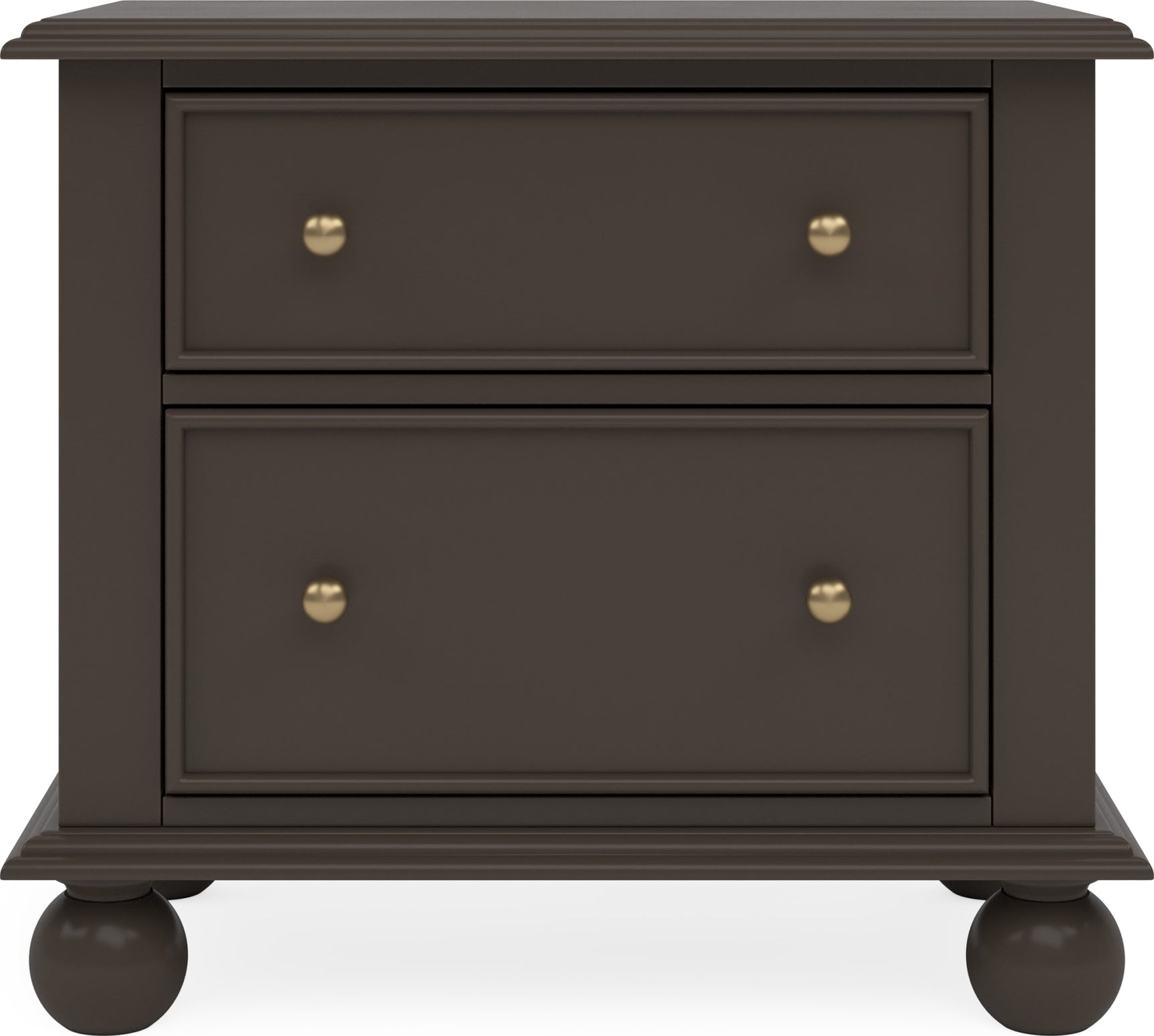 Kellie Bourbon 2-Drawer Nightstand
