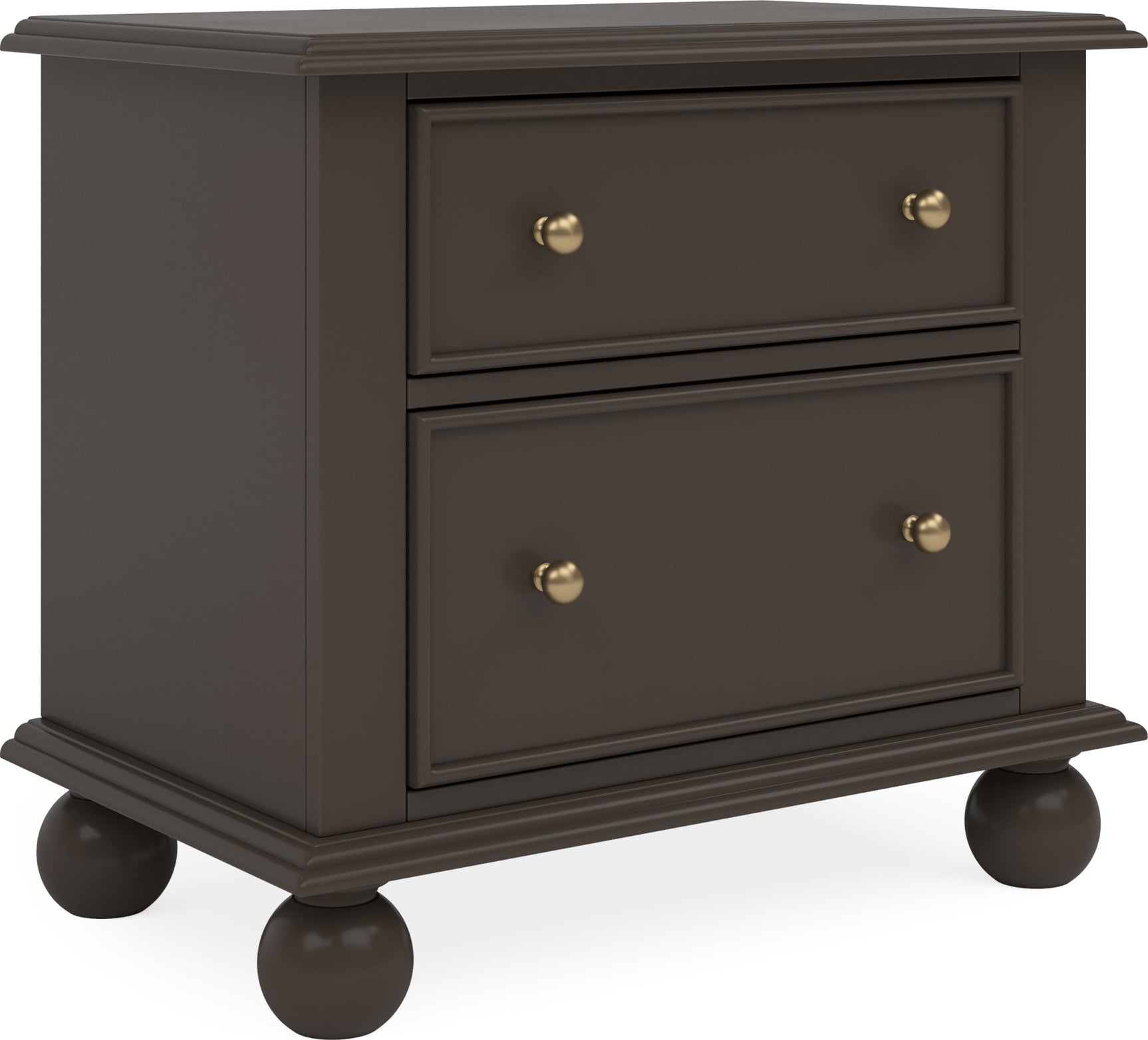 Kellie Bourbon 2-Drawer Nightstand