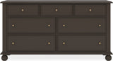Kellie Bourbon 7-Drawer Dresser - Ornate Home