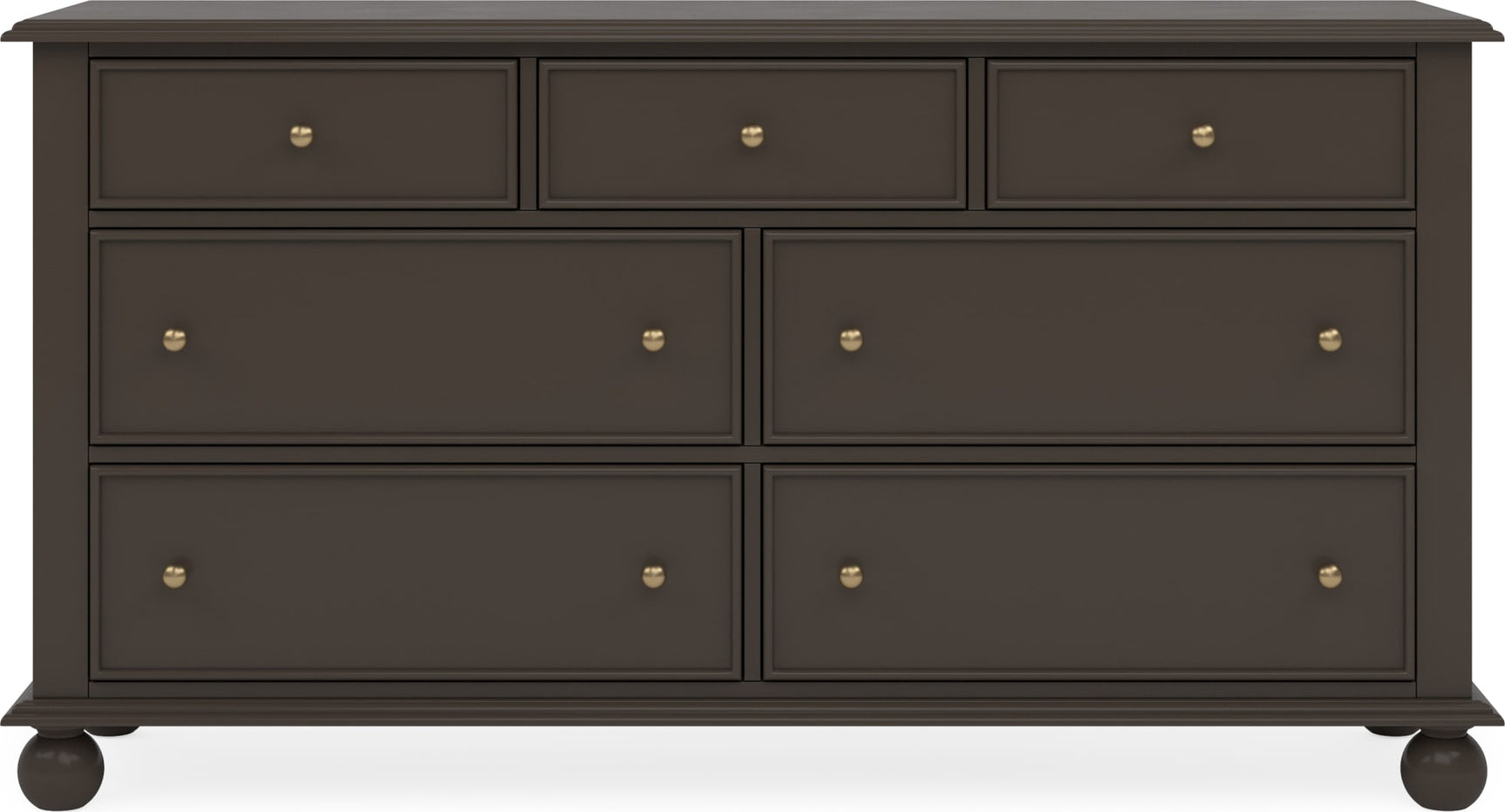 Kellie Bourbon 7-Drawer Dresser - Ornate Home