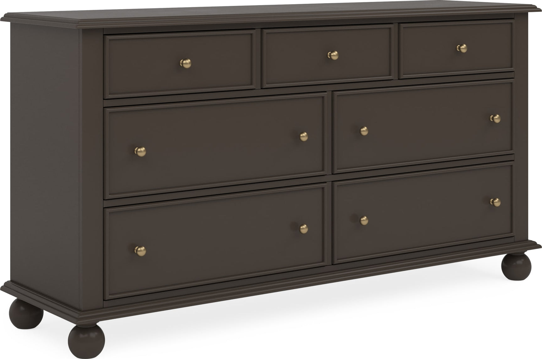 Kellie Bourbon 7-Drawer Dresser - Ornate Home
