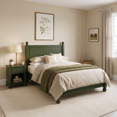 Kellie Juniper 1-Drawer Nightstand - Ornate Home