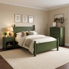 Kellie Juniper 1-Drawer Nightstand - Ornate Home