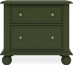Kellie Juniper 2-Drawer Nightstand - Ornate Home