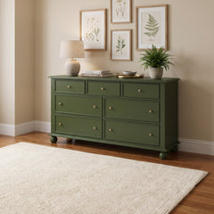 Kellie Juniper 7-Drawer Dresser - Ornate Home