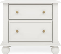 Kellie Milkstone 2-Drawer Nightstand - Ornate Home