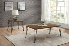 Kellson Oak/Black End Table - Ornate Home
