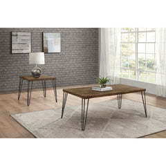 Kellson Oak/Black End Table - Ornate Home