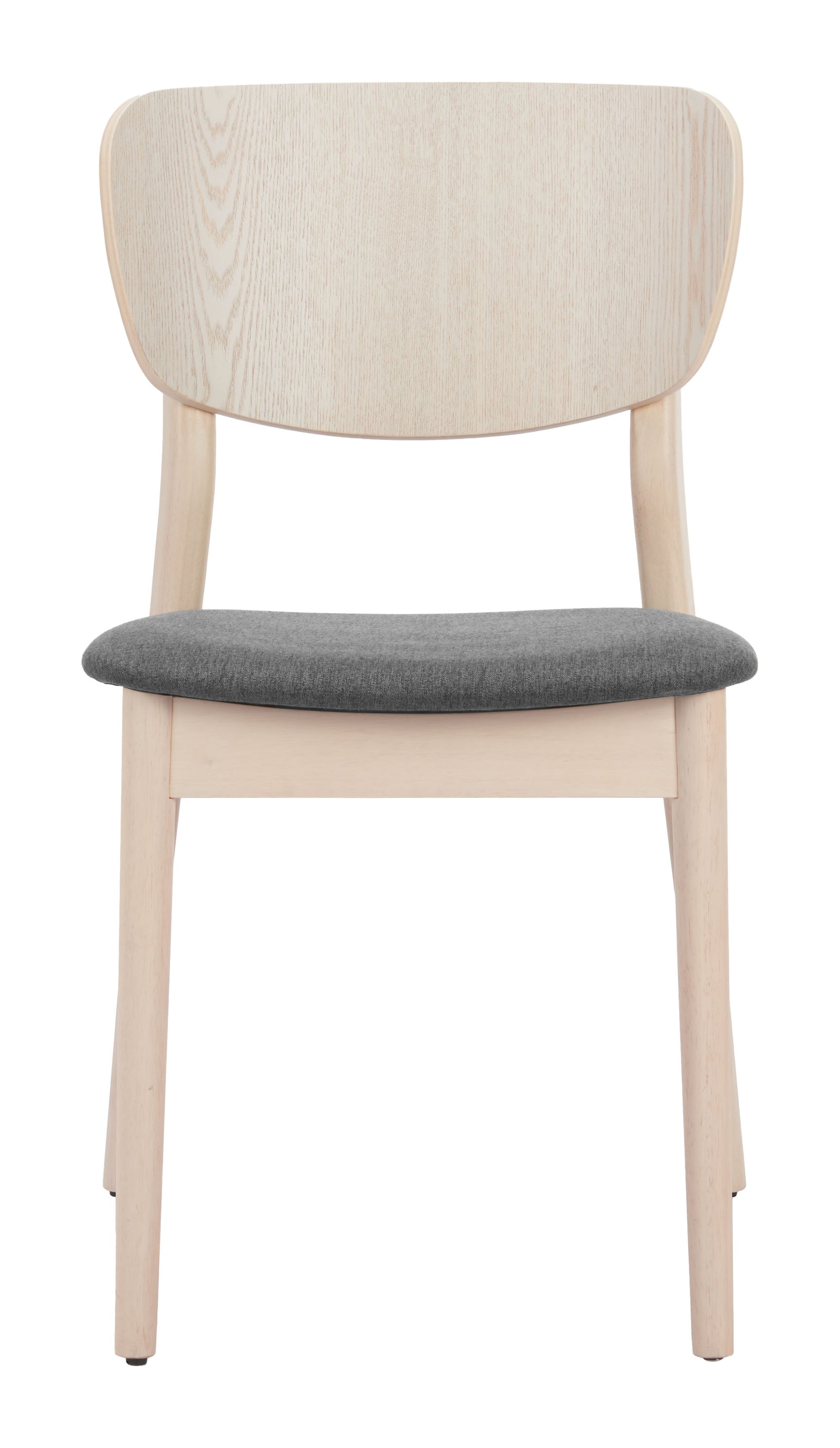 Kellua Gray & Natural Dining Chair (Set of 2) - Ornate Home