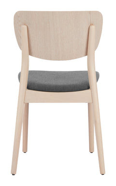 Kellua Gray & Natural Dining Chair (Set of 2) - Ornate Home