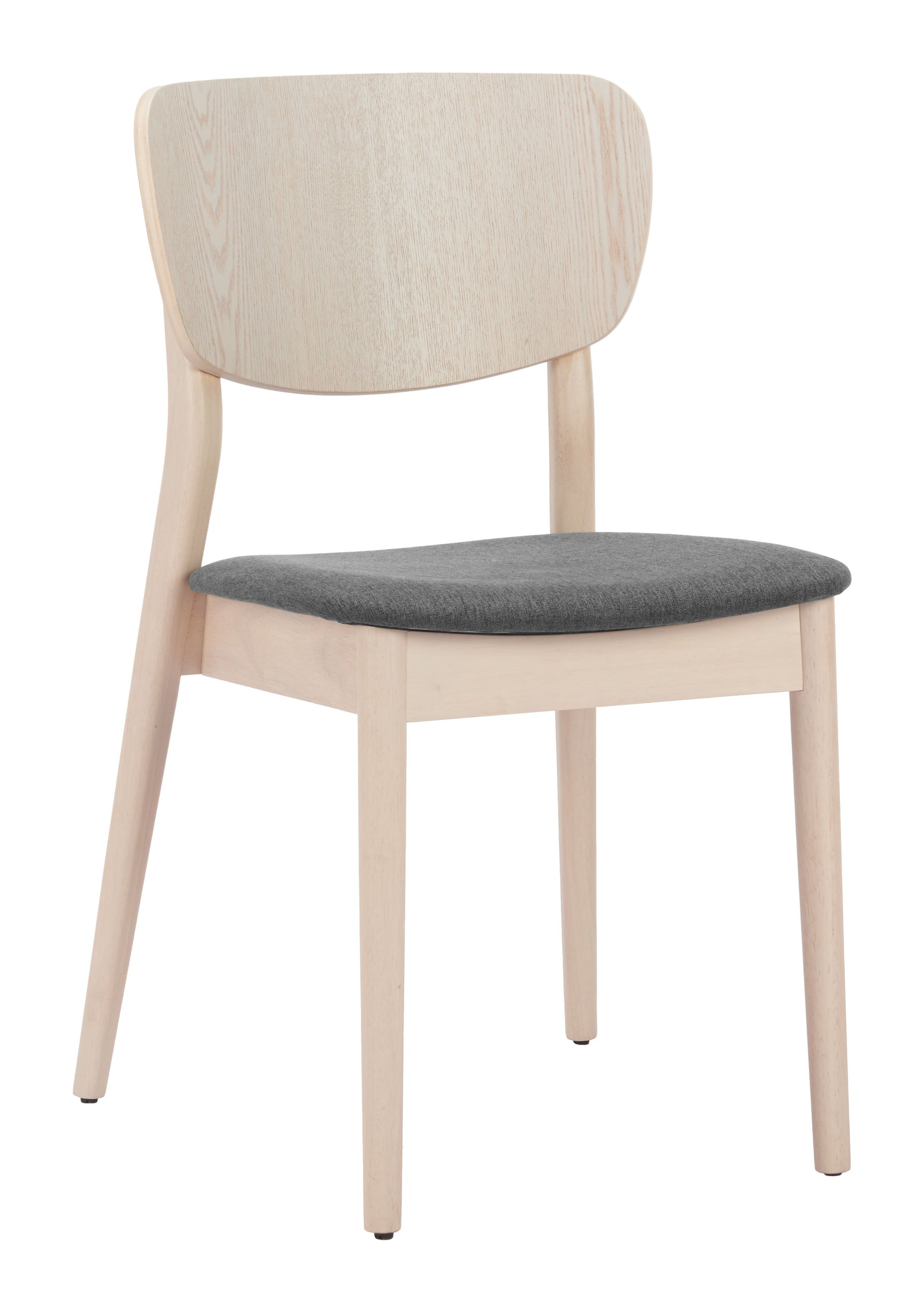 Kellua Gray & Natural Dining Chair (Set of 2) - Ornate Home