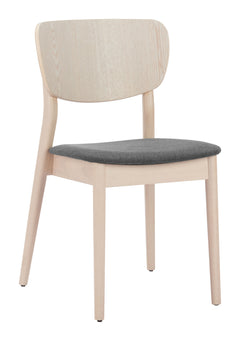 Kellua Gray & Natural Dining Chair (Set of 2) - Ornate Home