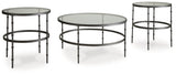 Kellyco Gunmetal Occasional Table Set (Set of 3) - Ornate Home