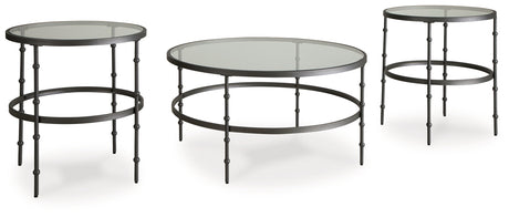 Kellyco Gunmetal Occasional Table Set (Set of 3) - Ornate Home