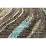 Kelowna Dark Brown Area Rug - Ornate Home