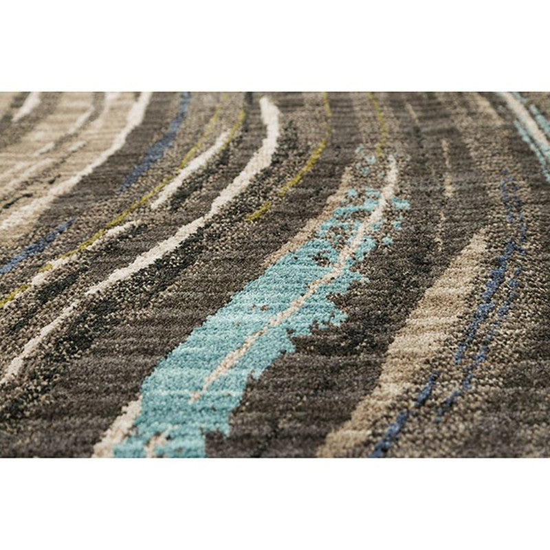 Kelowna Dark Brown Area Rug - Ornate Home