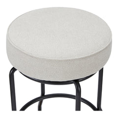 Kelsey Beige Swivel Counter Stool - Ornate Home