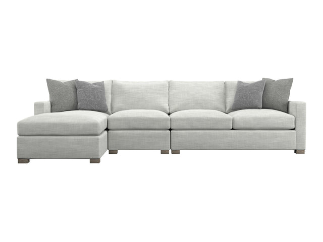 Kelsey Grey Fabric Sectional - Ornate Home