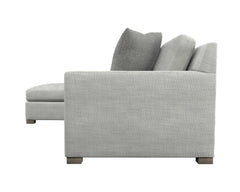 Kelsey Grey Fabric Sectional - Ornate Home