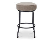 Kelsey Light Brown Swivel Counter Stool - Ornate Home