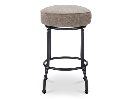 Kelsey Light Brown Swivel Counter Stool - Ornate Home