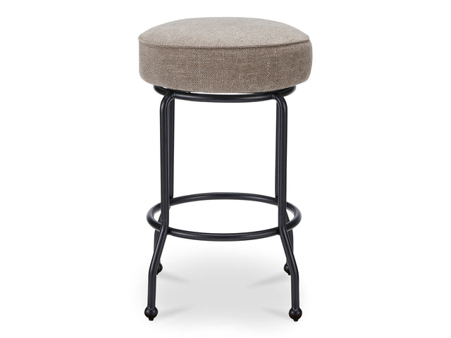 Kelsey Light Brown Swivel Counter Stool - Ornate Home