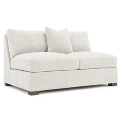 Kelsey Portobello Armless Loveseat - Ornate Home