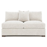 Kelsey Portobello Armless Loveseat - Ornate Home