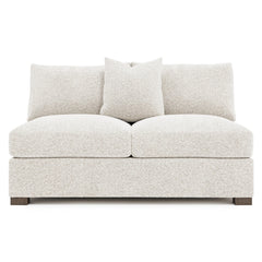 Kelsey Portobello Armless Loveseat - Ornate Home