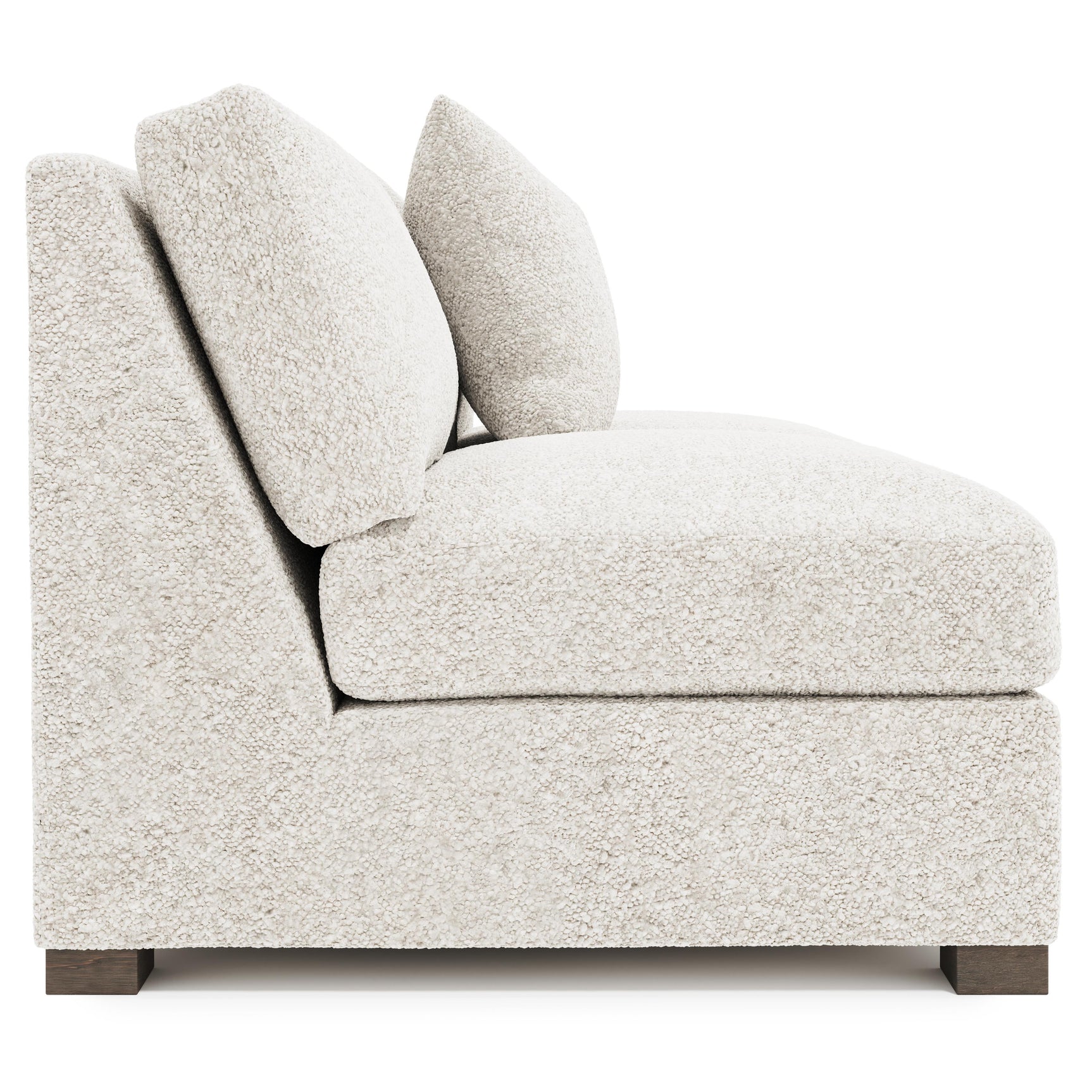 Kelsey Portobello Armless Loveseat - Ornate Home