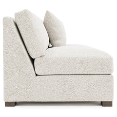 Kelsey Portobello Armless Loveseat - Ornate Home