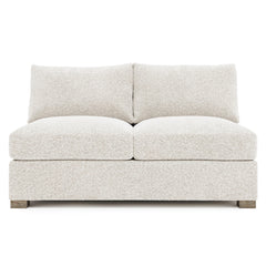 Kelsey Portobello Armless Loveseat - Ornate Home